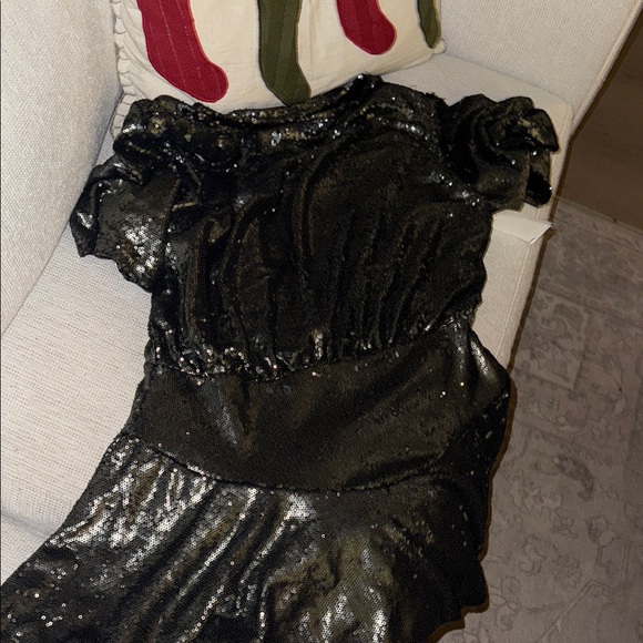 NWT Free People Manuka Sequin Mini Dress in Gunmetal SIZE MEDIUM - Picture 9 of 10